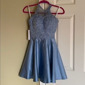 Formal dress sky blue